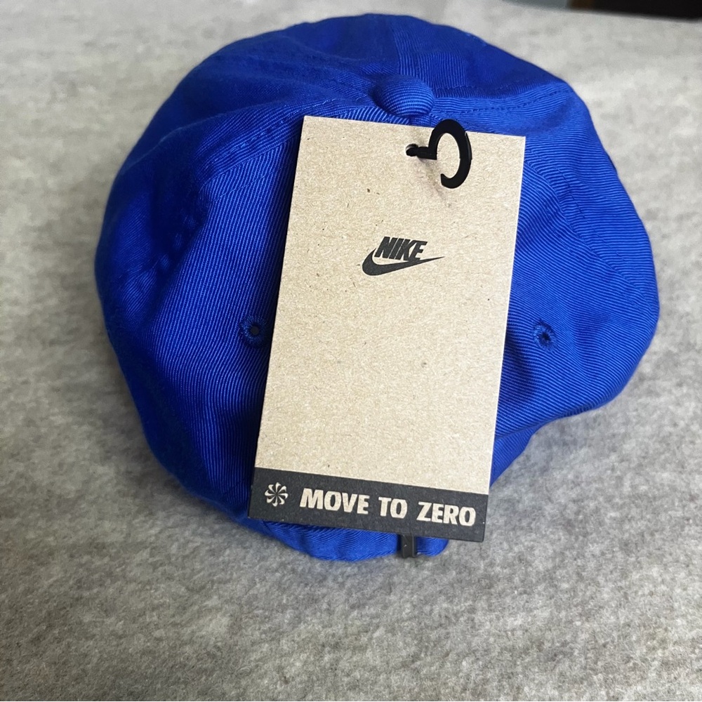 Nike Adult Unisex Baseball Club Hat M/L Blue NWT Swoosh Logo Adjustable Strap - Picture 4 of 7